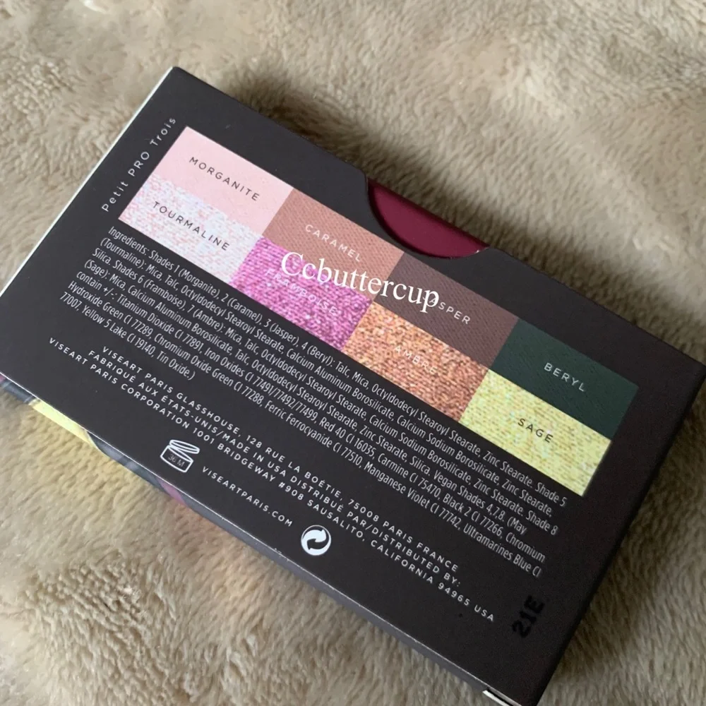 Viseart Petit Pro Trois 3 Eyeshadow Palette BNIB